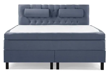 Sänkypaketti Lucky 160x200 Diamant Sängynpääty Tummansinine