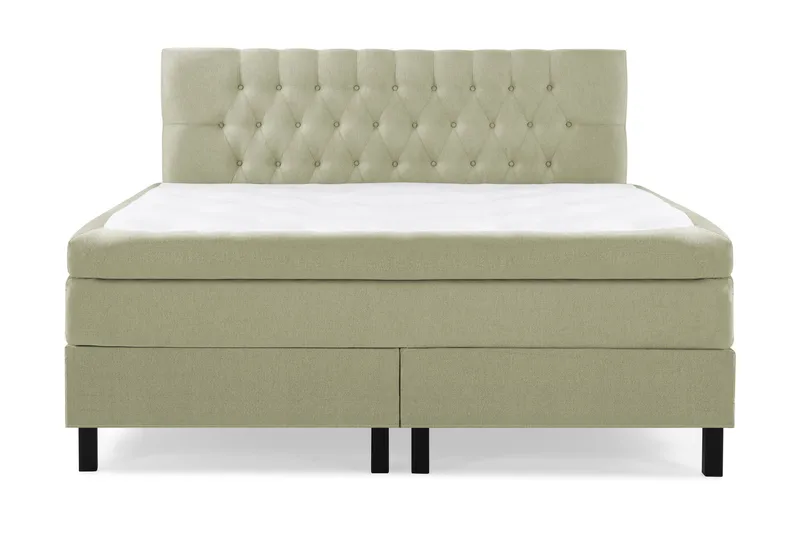 Sänkypaketti Lucky 160x200 Diamant Sängynpääty Vihreä - Memory - Huonekalut - Sänky - Jenkkisängyt