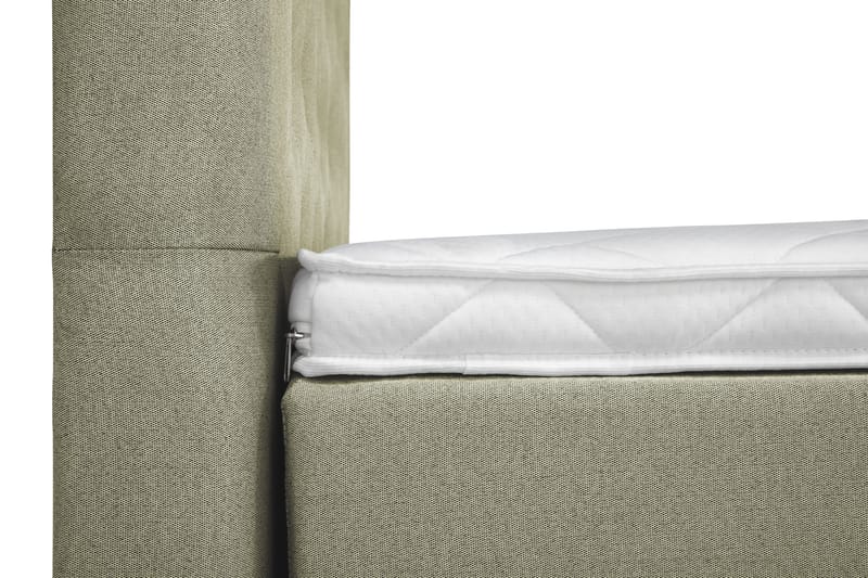 Sänkypaketti Lucky 160x200 Diamant Sängynpääty Vihreä - Vaahto Niskatyyny Pieni - Huonekalut - Sänky - Jenkkisängyt