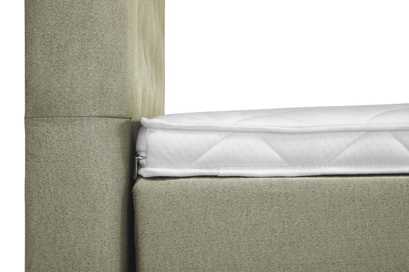 Sänkypaketti Lucky 160x200 Diamant Sängynpääty Vihreä - Vaahto Niskatyyny Pieni - Huonekalut - Sänky - Jenkkisängyt