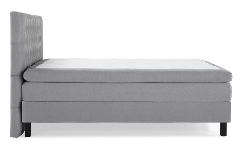 Sänkypaketti Lucky 160x200 Diamant Pääty Vaaleanharmaa - Memory - Huonekalut - Sänky - Jenkkisängyt