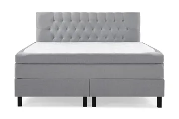 Sänkypaketti Lucky 160x200 Diamant Pääty Vaaleanharmaa