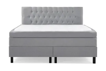 Sänkypaketti Lucky 160x200 Diamant Pääty Vaaleanharmaa