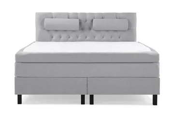 Sänkypaketti Lucky 160x200 Diamant Pääty Vaaleanharmaa