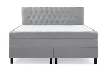 Sänkypaketti Lucky 160x200 Diamant Pääty Vaaleanharmaa