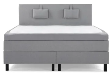 Sänkypaketti Lucky 160x200 Sileä Sängynpääty Keskiharmaa
