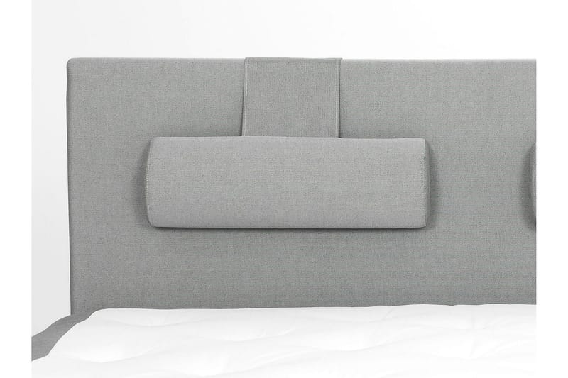 Sänkypaketti Lucky 160x200 Sileä Sängynpääty Vaaleanharmaa - Vaahto Niskatyyny Suuri - Huonekalut - Sänky - Jenkkisängyt