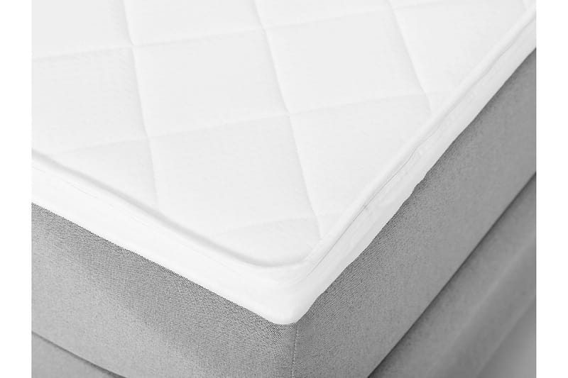 Sänkypaketti Lucky 160x200 Sileä Sängynpääty Vaaleanharmaa - Vaahto Niskatyyny Suuri - Huonekalut - Sänky - Jenkkisängyt