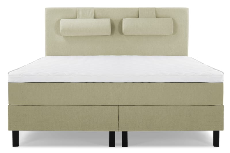 Sänkypaketti Lucky 160x200 Sileä Sängynpääty Vihreä, Vaahto Niskatyyny Suuri