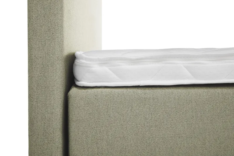 Sänkypaketti Lucky 160x200 Sileä Sängynpääty Vihreä - Vaahto Niskatyyny Pieni - Huonekalut - Sänky - Jenkkisängyt