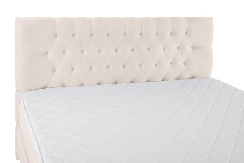 Sänkypaketti Lucky 180x200 Diamant Sängynpääty Beige - Vaahto - Huonekalut - Sänky - Jenkkisängyt