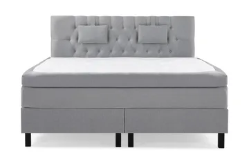 Sänkypaketti Lucky 180x200 Diamant Sängynpääty Keskiharmaa
