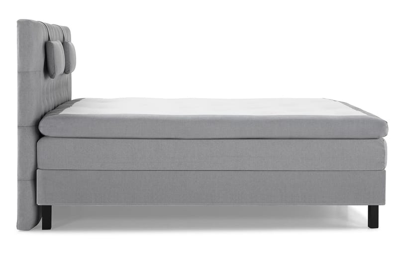 Sänkypaketti Lucky 180x200 Diamant Sängynpääty Keskiharmaa - Lateksi Niskatyyny Pieni - Huonekalut - Sänky - Jenkkisängyt