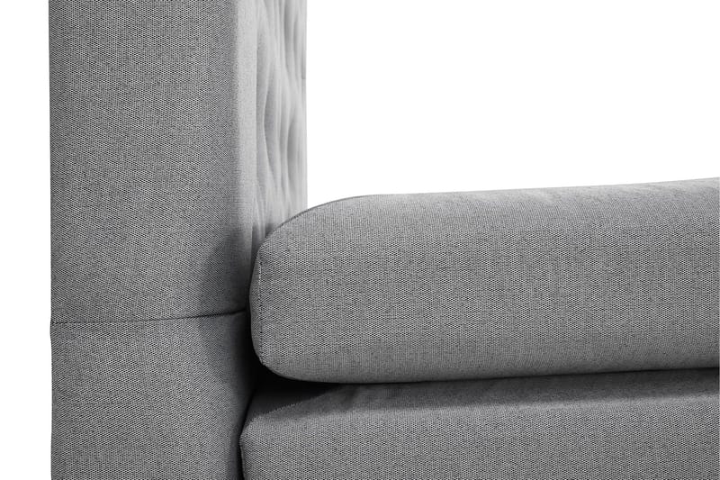 Sänkypaketti Lucky 180x200 Diamant Sängynpääty Keskiharmaa - Lateksi Niskatyyny Pieni - Huonekalut - Sänky - Jenkkisängyt