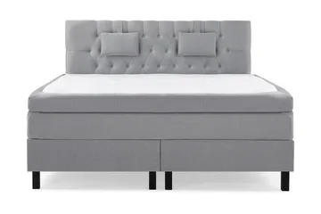 Sänkypaketti Lucky 180x200 Diamant Sängynpääty Keskiharmaa