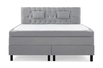 Sänkypaketti Lucky 180x200 Diamant Sängynpääty Keskiharmaa