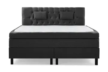 Sänkypaketti Lucky 180x200 Diamant Sängynpääty Musta