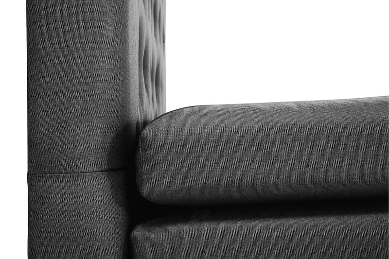 Sänkypaketti Lucky 180x200 Diamant Sängynpääty Musta - Polyeetteri Niskatyyny Pieni - Huonekalut - Sänky - Parisänky