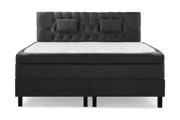 Sänkypaketti Lucky 180x200 Diamant Sängynpääty Musta