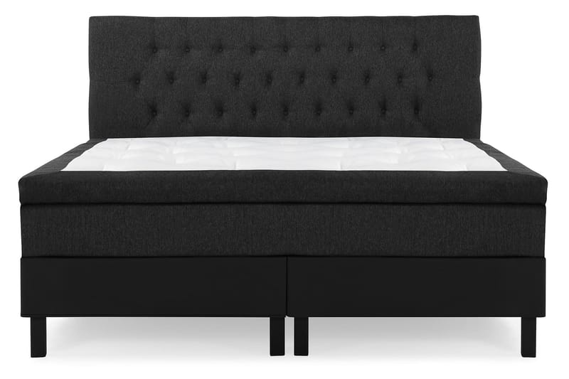 Sänkypaketti Lucky 180x200 Diamant Sängynpääty Musta/Harmaa/PU - Lateksi - Huonekalut - Sänky - Jenkkisängyt