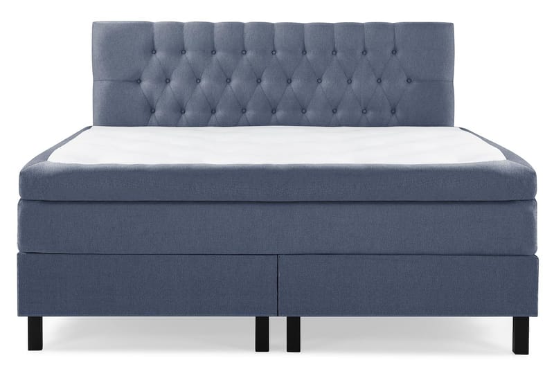 Sänkypaketti Lucky 180x200 Diamant Sängynpääty Tummansinine - Lateksi - Huonekalut - Sänky - Jenkkisängyt