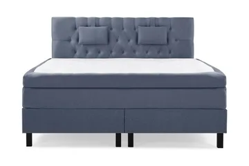 Sänkypaketti Lucky 180x200 Diamant Sängynpääty Tummansinine