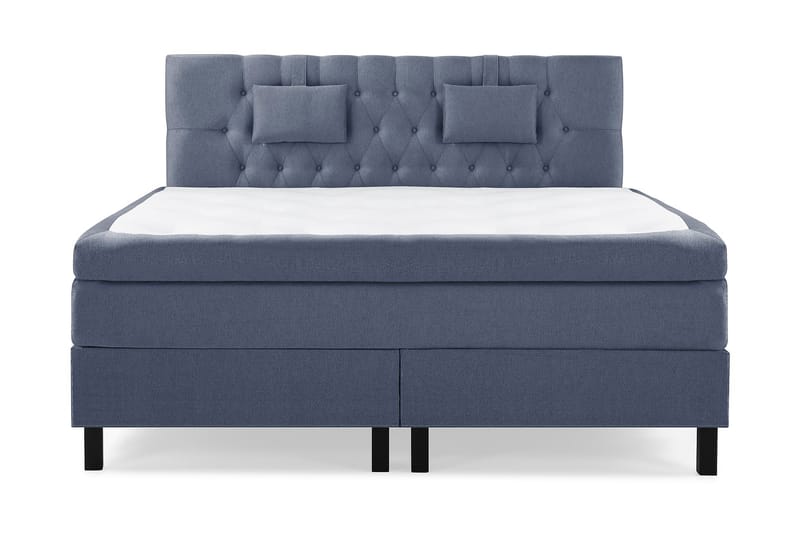 Sänkypaketti Lucky 180x200 Diamant Sängynpääty Tummansinine - Memory Niskatyyny Pieni - Huonekalut - Sänky - Jenkkisängyt