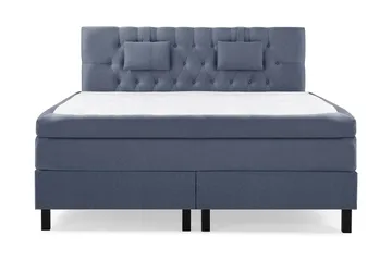 Sänkypaketti Lucky 180x200 Diamant Sängynpääty Tummansinine