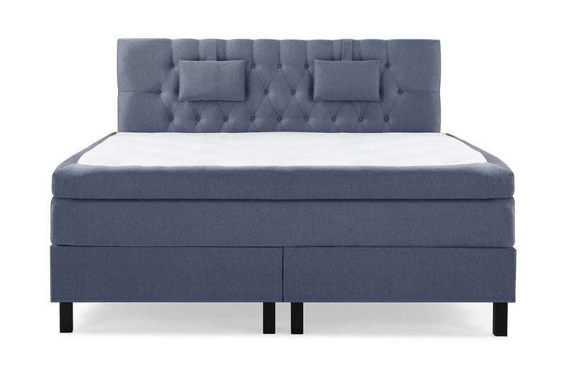 Sänkypaketti Lucky 180x200 Diamant Sängynpääty Tummansinine - Memory Niskatyyny Pieni - Huonekalut - Sänky - Jenkkisängyt