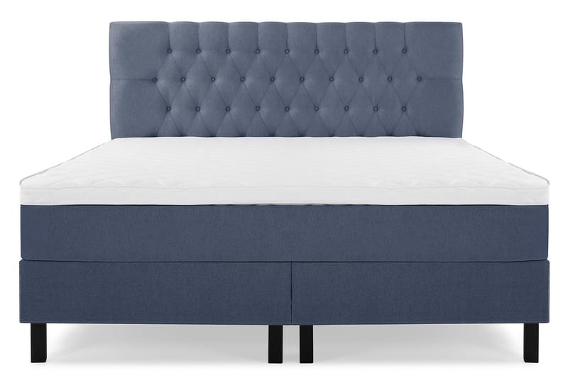 Sänkypaketti Lucky 180x200 Diamant Sängynpääty Tummansinine - Vaahto - Huonekalut - Sänky - Parisänky