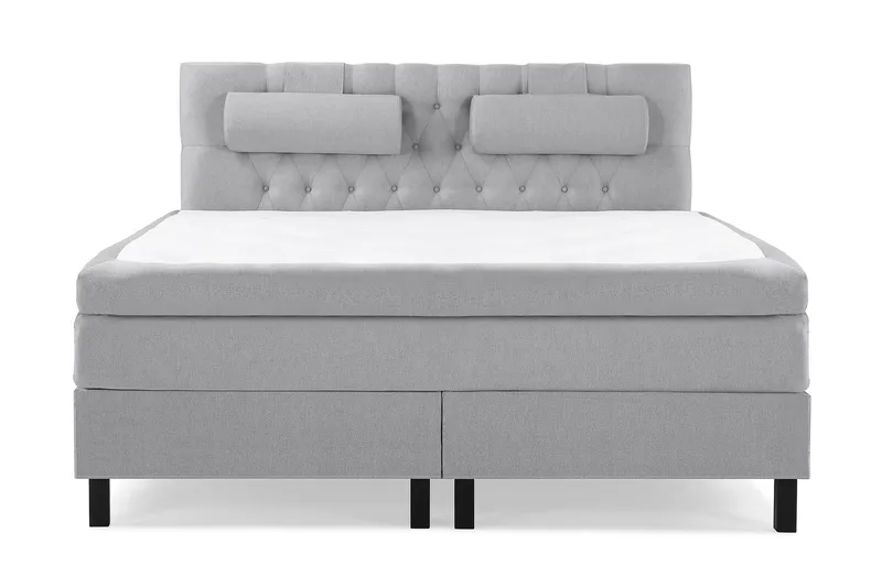 Sänkypaketti Lucky 180x200 Diamant Sängynpääty V.harmaa - Memory Niskatyyny Suuri - Huonekalut - Sänky - Jenkkisängyt