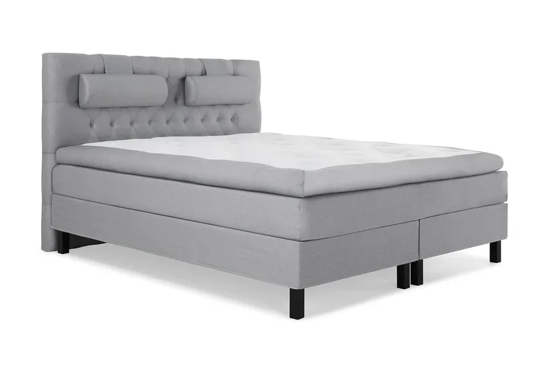 Sänkypaketti Lucky 180x200 Diamant Sängynpääty V.harmaa - Memory Niskatyyny Suuri - Huonekalut - Sänky - Jenkkisängyt