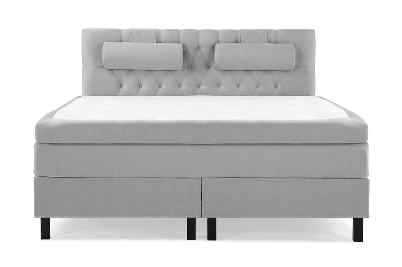 Sänkypaketti Lucky 180x200 Diamant Sängynpääty V.harmaa - Memory Niskatyyny Suuri - Huonekalut - Sänky - Jenkkisängyt