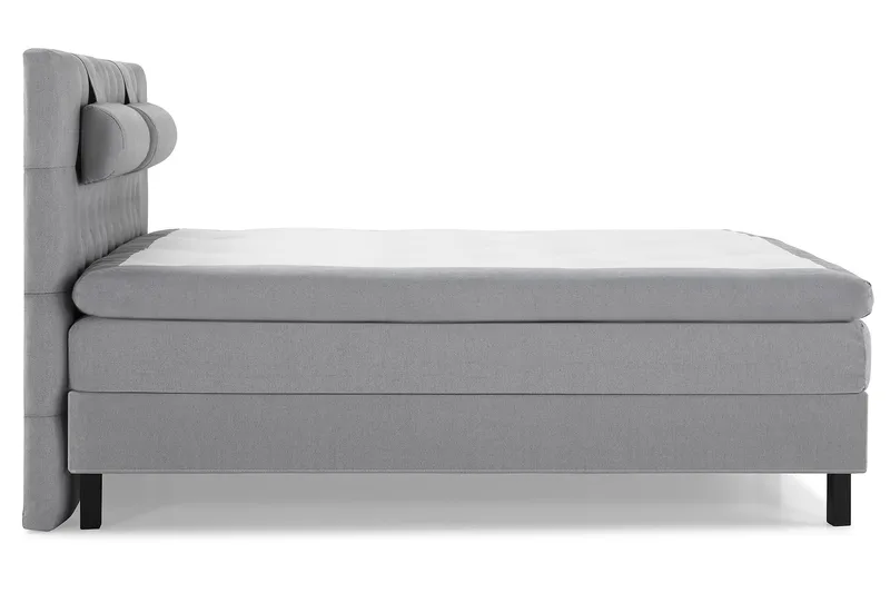 Sänkypaketti Lucky 180x200 Diamant Sängynpääty V.harmaa - Niskatyyny Suuri Vaaleanharmaa - Huonekalut - Sänky - Parisänky