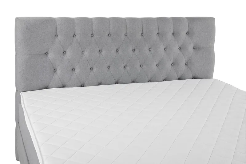 Sänkypaketti Lucky 180x200 Diamant Sängynpääty V.harmaa - Vaahto - Huonekalut - Sänky - Jenkkisängyt