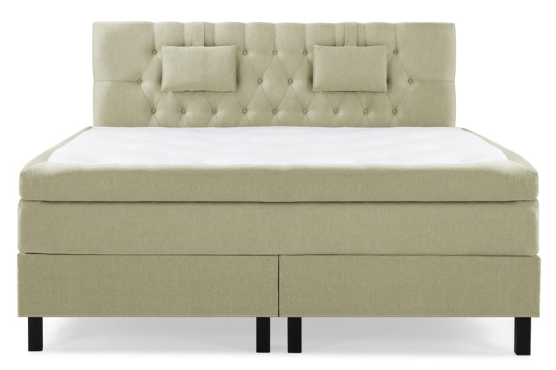 Sänkypaketti Lucky 180x200 Diamant Sängynpääty Vihreä - Lateksi Niskatyyny Pieni - Huonekalut - Sänky - Jenkkisängyt