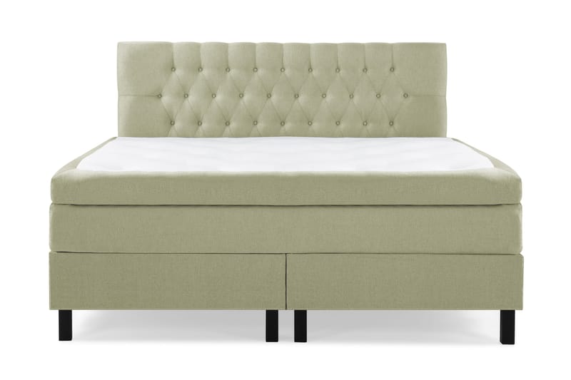 Sänkypaketti Lucky 180x200 Diamant Sängynpääty Vihreä - Memory - Huonekalut - Sänky - Jenkkisängyt