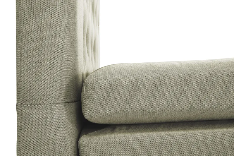 Sänkypaketti Lucky 180x200 Diamant Sängynpääty Vihreä - Polyeetteri - Huonekalut - Sänky - Jenkkisängyt