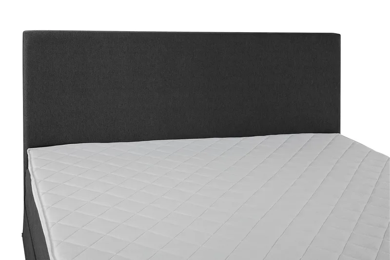 Sänkypaketti Lucky 180x200 Sileä Sängynpääty Musta - Vaahto - Huonekalut - Sänky - Jenkkisängyt