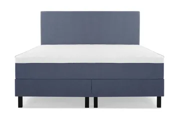 Sänkypaketti Lucky 180x200 Sileä Sängynpääty Tummansininen