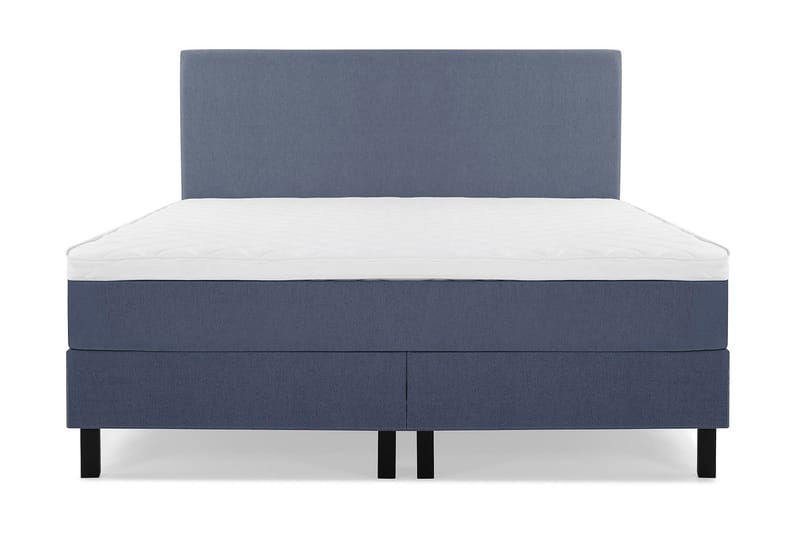 Sänkypaketti Lucky 180x200 Sileä Sängynpääty Tummansininen - Vaahto - Huonekalut - Sänky - Jenkkisängyt