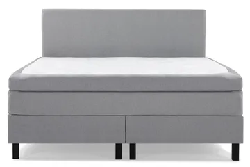 Sänkypaketti Lucky 180x200 Sileä Sängynpääty Vaaleanharmaa