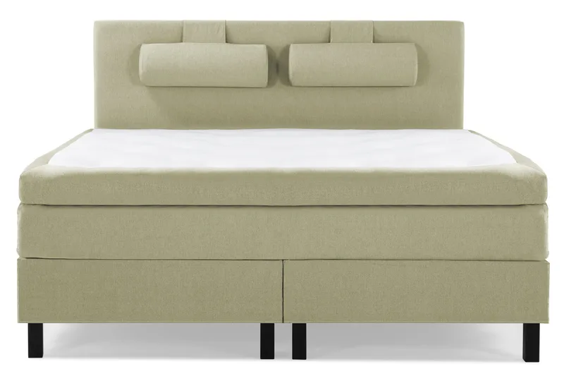 Sänkypaketti Lucky 180x200 Sileä Sängynpääty Vihreä - Lateksi Niskatyyny Suuri - Huonekalut - Sänky - Jenkkisängyt