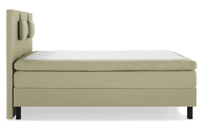 Sänkypaketti Lucky 180x200 Sileä Sängynpääty Vihreä - Lateksi Niskatyyny Pieni - Huonekalut - Sänky - Jenkkisängyt