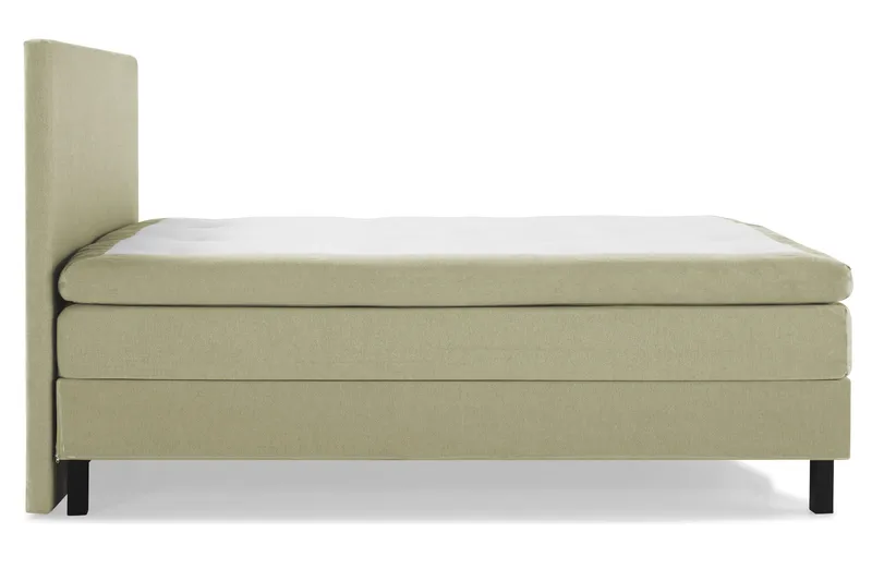 Sänkypaketti Lucky 180x200 Sileä Sängynpääty Vihreä - Memory - Huonekalut - Sänky - Jenkkisängyt