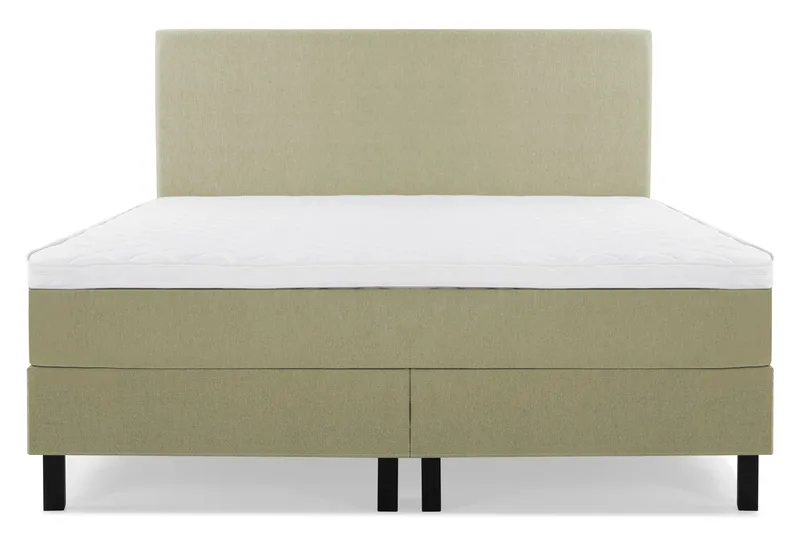 Sänkypaketti Lucky 180x200 Sileä Sängynpääty Vihreä - Vaahto - Huonekalut - Sänky - Jenkkisängyt