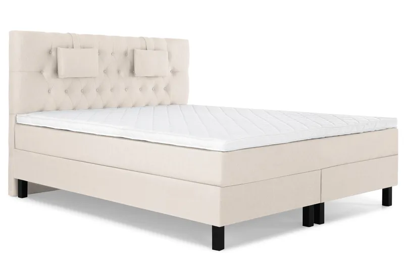 Sänkypaketti Lucky 180x200 Vaahto Diamant Sängynpääty - Beige - Huonekalut - Sänky - Jenkkisängyt