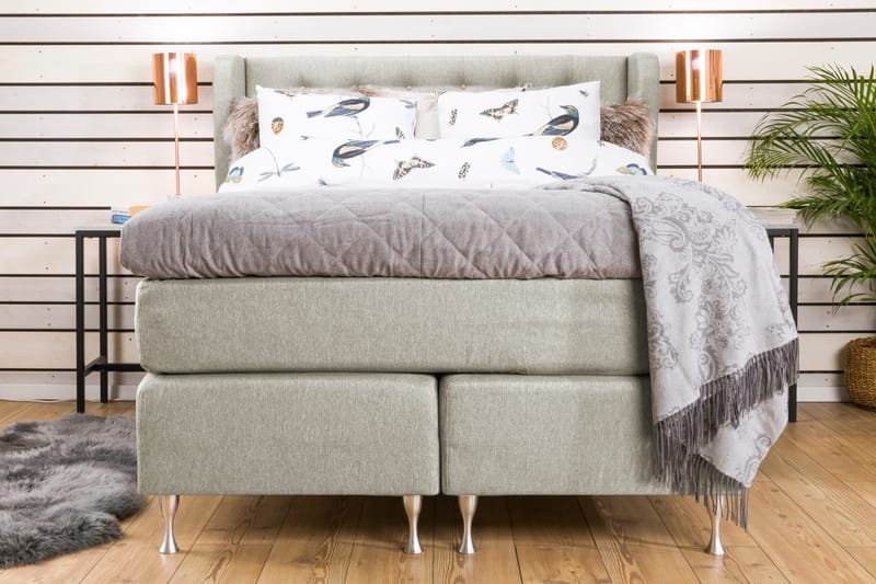 Sänkypaketti Mist 140x200 Beige - Huonekalut - Sänky - Jenkkisängyt