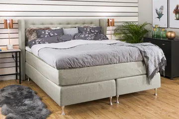 Sänkypaketti Mist 160x200 Beige - Huonekalut - Sänky - Jenkkisängyt