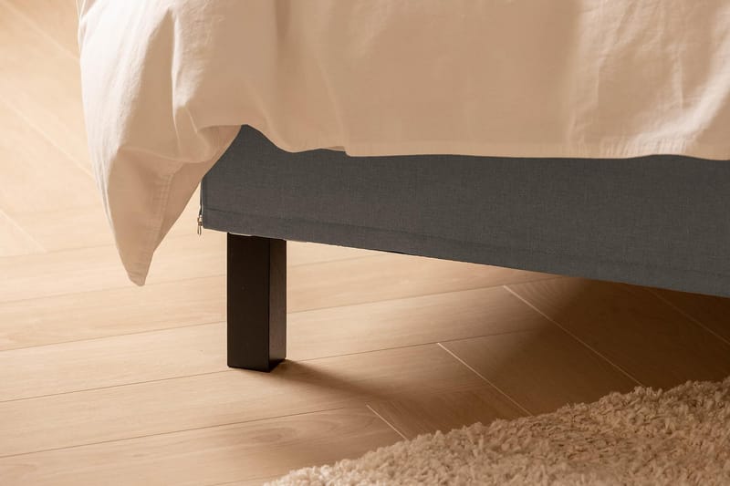 Sänkypaketti Nayaka 120x200 Lateksi - Napillinen pääty Harmaa - Huonekalut - Sänky - Jenkkisängyt